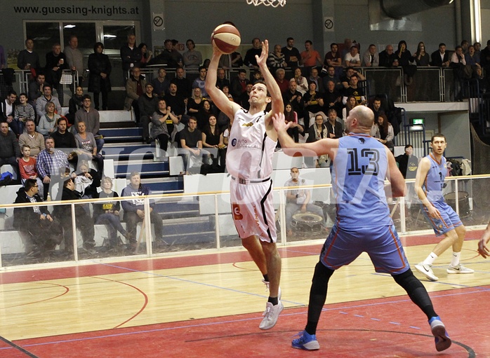 Basketball 2.Bundesliga 2017/18 Grunddurchgang 14.Runde  Jennersdorf Blackbirds vs Basket 2000 Vienna