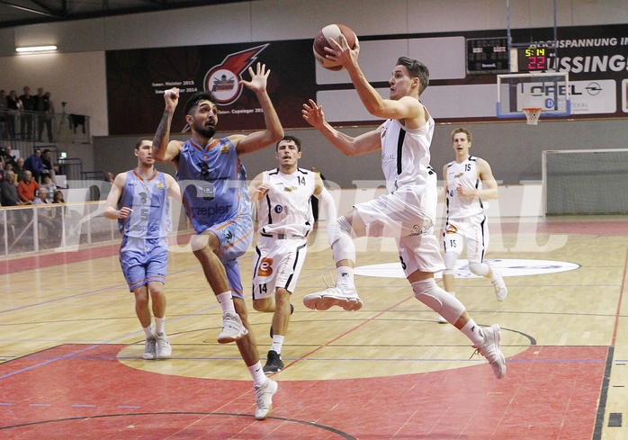 Basketball 2.Bundesliga 2017/18 Grunddurchgang 14.Runde  Jennersdorf Blackbirds vs Basket 2000 Vienna