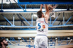 Basketball, ABL 2018/19, Grunddurchgang 35.Runde, Oberwart Gunners, Gmunden Swans, Andrius Mikutis (5)