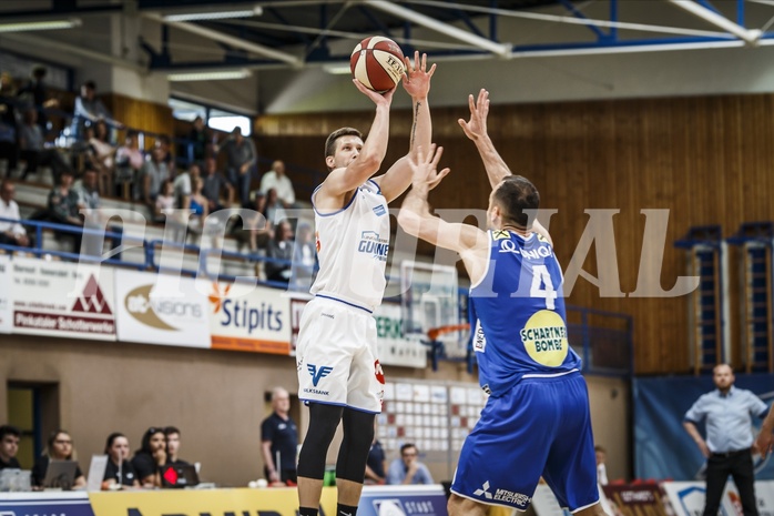 Basketball, ABL 2018/19, Grunddurchgang 35.Runde, Oberwart Gunners, Gmunden Swans, Andrius Mikutis (5)