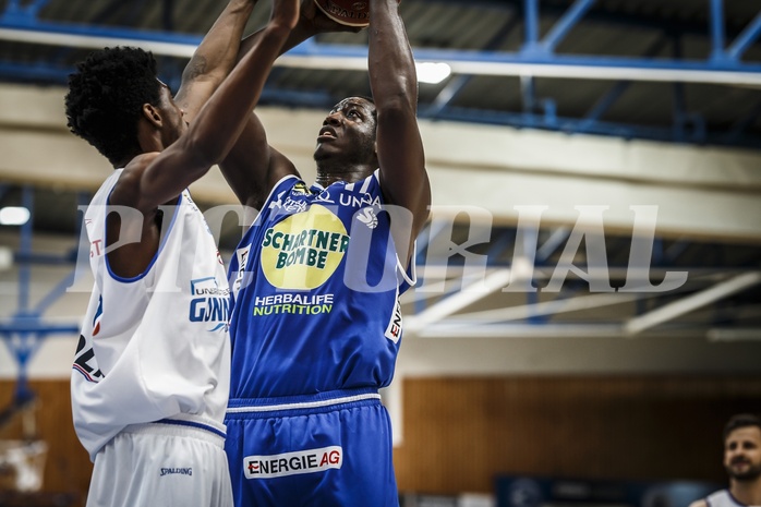 Basketball, ABL 2018/19, Grunddurchgang 35.Runde, Oberwart Gunners, Gmunden Swans, Torrion Brummitt (17)