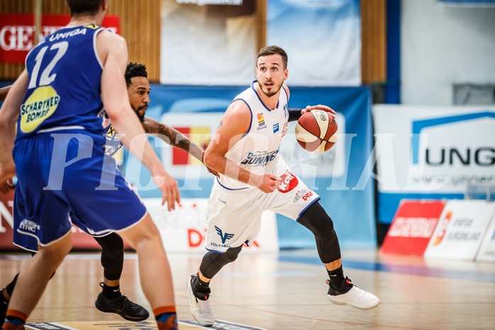 Basketball, ABL 2018/19, Grunddurchgang 35.Runde, Oberwart Gunners, Gmunden Swans, Hayden Thomas Lescault (11)