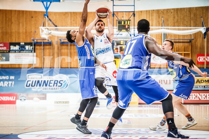 Basketball, ABL 2018/19, Grunddurchgang 35.Runde, Oberwart Gunners, Gmunden Swans, Hannes Ochsenhofer (9)