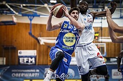 Basketball, ABL 2018/19, Grunddurchgang 35.Runde, Oberwart Gunners, Gmunden Swans, Daniel Friedrich (6)