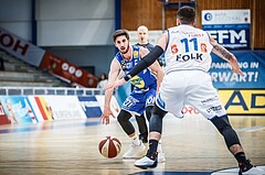 Basketball, ABL 2018/19, Grunddurchgang 35.Runde, Oberwart Gunners, Gmunden Swans, Daniel Friedrich (6)