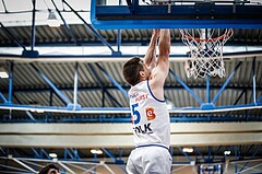 Basketball, ABL 2018/19, Grunddurchgang 35.Runde, Oberwart Gunners, Gmunden Swans, Andrius Mikutis (5)