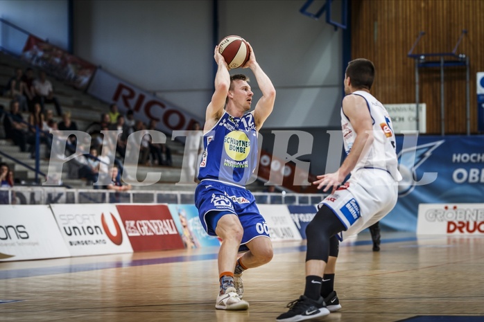 Basketball, ABL 2018/19, Grunddurchgang 35.Runde, Oberwart Gunners, Gmunden Swans, Matthias Linortner (12)