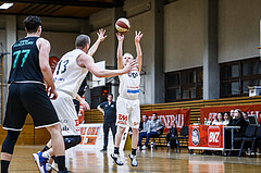 Basketball, Basketball Zweite Liga, Grunddurchgang 18.Runde, Mattersburg Rocks, UDW Alligators, Claudio VANCURA (10)