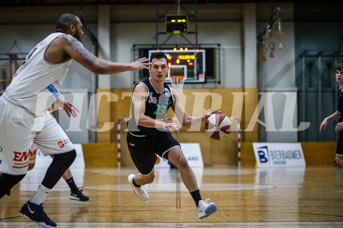 Basketball, Basketball Zweite Liga, Grunddurchgang 18.Runde, Mattersburg Rocks, Deutsch Wagram Aligators, Lukas Hofer (23)