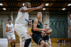 Basketball, Basketball Zweite Liga, Grunddurchgang 18.Runde, Mattersburg Rocks, Deutsch Wagram Aligators, Lukas Hofer (23)