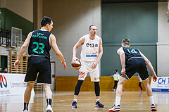 Basketball, Basketball Zweite Liga, Grunddurchgang 18.Runde, Mattersburg Rocks, UDW Alligators, Corey HALLETT (13)