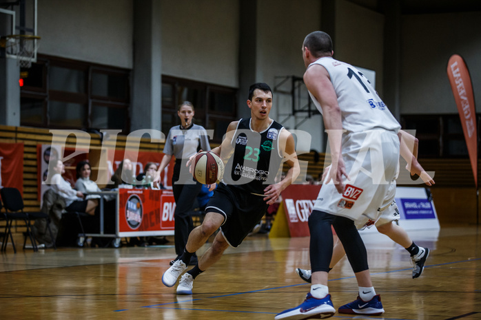 Basketball, Basketball Zweite Liga, Grunddurchgang 18.Runde, Mattersburg Rocks, Deutsch Wagram Aligators, Lukas Hofer (23)