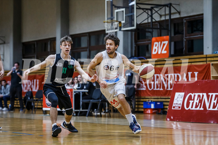 Basketball, Basketball Zweite Liga, Grunddurchgang 18.Runde, Mattersburg Rocks, UDW Alligators, Jan NICOLI (6)