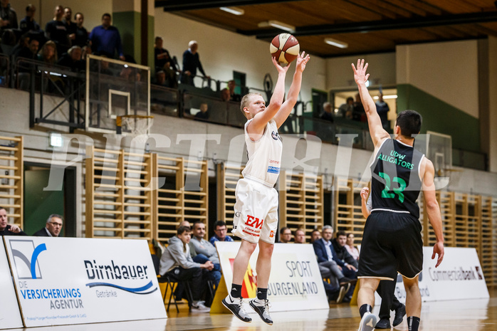 Basketball, Basketball Zweite Liga, Grunddurchgang 18.Runde, Mattersburg Rocks, UDW Alligators, Claudio VANCURA (10)