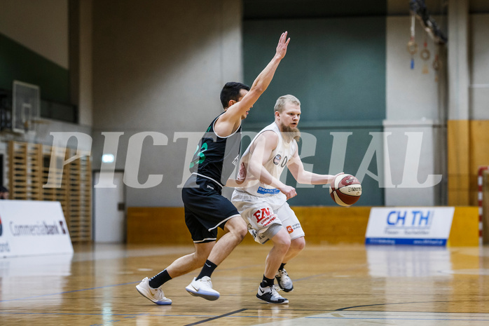 Basketball, Basketball Zweite Liga, Grunddurchgang 18.Runde, Mattersburg Rocks, UDW Alligators, Claudio VANCURA (10)
