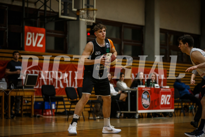 Basketball, Basketball Zweite Liga, Grunddurchgang 18.Runde, Mattersburg Rocks, Deutsch Wagram Aligators, Elias Wlasak (16)