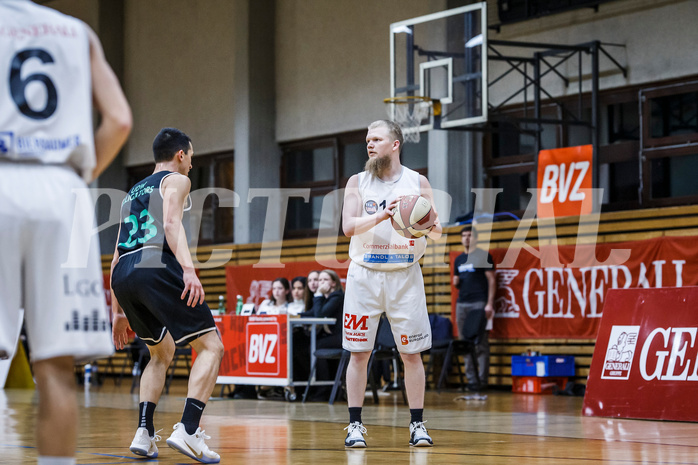 Basketball, Basketball Zweite Liga, Grunddurchgang 18.Runde, Mattersburg Rocks, UDW Alligators, Claudio VANCURA (10)