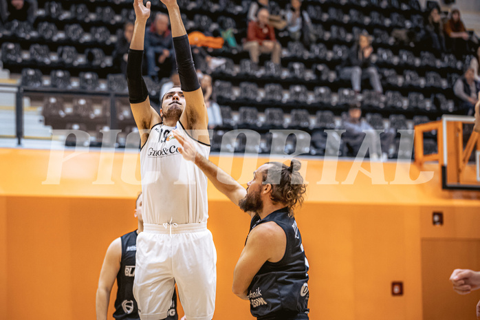 Basketball, Basketball Zweite Liga 2022/23, Grunddurchgang 19.Runde, Basket Flames, Güssing Blackbirds, Lazar Gagic (79)