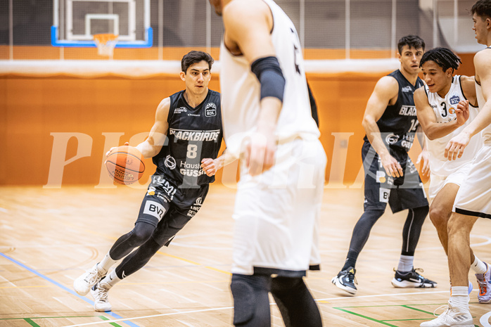 Basketball, Basketball Zweite Liga 2022/23, Grunddurchgang 19.Runde, Basket Flames, Güssing Blackbirds, Bernhard Koch (8)