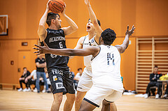 Basketball, Basketball Zweite Liga 2022/23, Grunddurchgang 19.Runde, Basket Flames, Güssing Blackbirds, Thomas Knor (6)