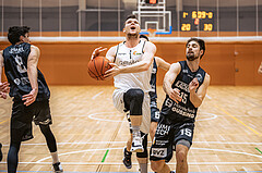 Basketball, Basketball Zweite Liga 2022/23, Grunddurchgang 19.Runde, Basket Flames, Güssing Blackbirds, Jernej Andolsek Heine (1)
