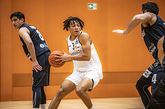 Basketball, Basketball Zweite Liga 2022/23, Grunddurchgang 19.Runde, Basket Flames, Güssing Blackbirds, Yann Grandperret (3)