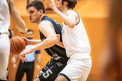 Basketball, Basketball Zweite Liga 2022/23, Grunddurchgang 19.Runde, Basket Flames, Güssing Blackbirds, Sebastian Koch (5)