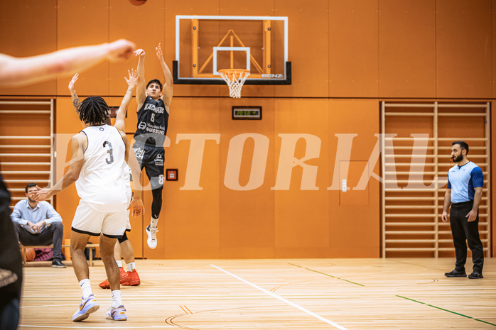 Basketball, Basketball Zweite Liga 2022/23, Grunddurchgang 19.Runde, Basket Flames, Güssing Blackbirds, Bernhard Koch (8)