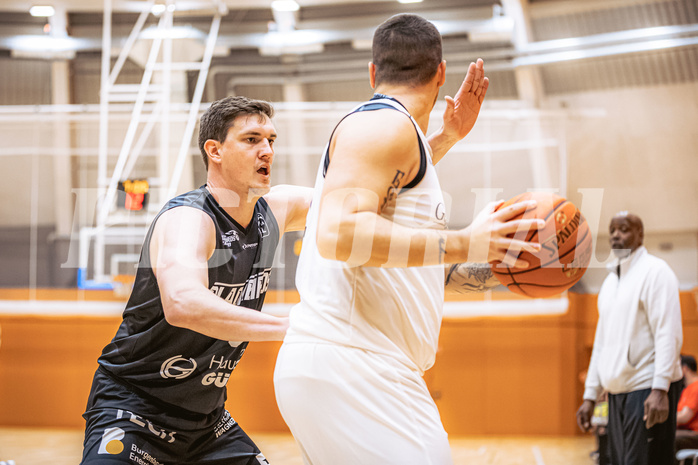 Basketball, Basketball Zweite Liga 2022/23, Grunddurchgang 19.Runde, Basket Flames, Güssing Blackbirds, Sebastian Koch (5)