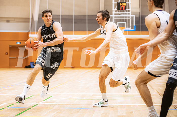 Basketball, Basketball Zweite Liga 2022/23, Grunddurchgang 19.Runde, Basket Flames, Güssing Blackbirds, Sebastian Koch (5)
