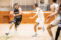 Basketball, Basketball Zweite Liga 2022/23, Grunddurchgang 19.Runde, Basket Flames, Güssing Blackbirds, Sebastian Koch (5)