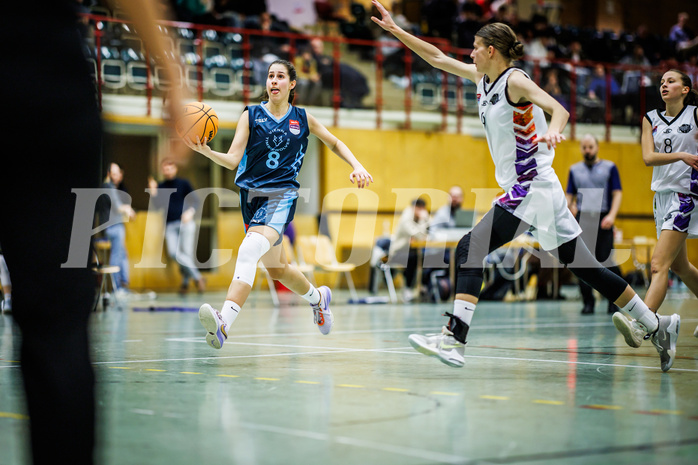 Basketball, Win2Day Basketball Damen Superliga 2023/24, Grunddurchgang 6.Runde, Vienna United, Vienna Timberwolves, Aleksandra Novakovic (8)