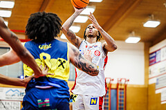Basketball, Basketball Austria Cup 2023/24, Semifinale, Traiskirchen Lions, UBSC Graz, Demarcus Demonia (4)