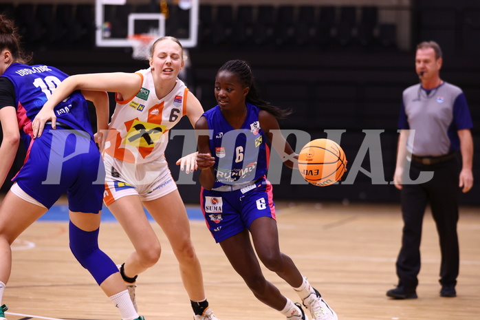 10.12.2023, Graz, Raiffeisen Sportpark, Basketball Damen Superliga 2023/24, Grunddurchgang 6.Runde, UBSC-DBBC Graz - BK Raiffeisen Duchess Klosterneuburg,  