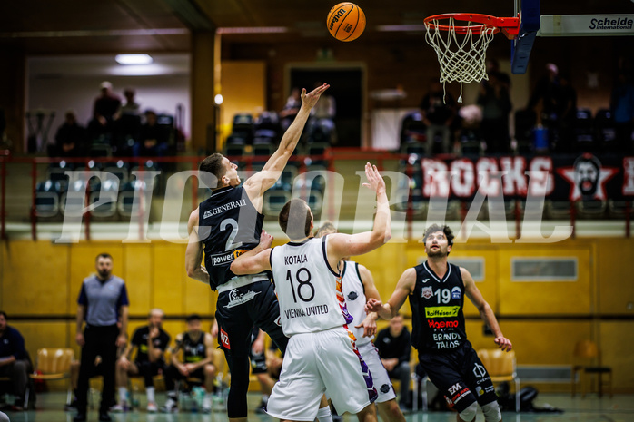 Basketball, Basketball Zweite Liga 2023/24, Grunddurchgang 11.Runde, Vienna United, Mattersburg Rocks, Evgenios Sergienko (2)
