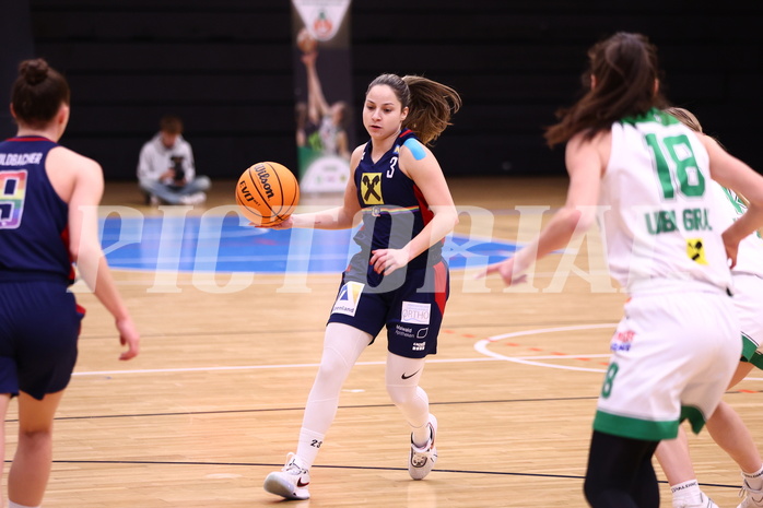 10.12.2023, Graz, Raiffeisen Sportpark, Basketball Damen Superliga 2023/24, Grunddurchgang 6.Runde, UBI Holding Graz - SKN St. Pölten Frauen ,  