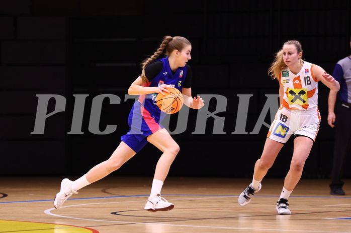 10.12.2023, Graz, Raiffeisen Sportpark, Basketball Damen Superliga 2023/24, Grunddurchgang 6.Runde, UBSC-DBBC Graz - BK Raiffeisen Duchess Klosterneuburg,  