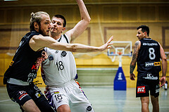 Basketball, Basketball Zweite Liga 2023/24, Grunddurchgang 11.Runde, Vienna United, Mattersburg Rocks, Marco Jaitz (11), Jakub Kotala (18)