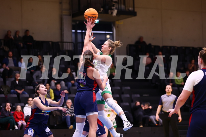 10.12.2023, Graz, Raiffeisen Sportpark, Basketball Damen Superliga 2023/24, Grunddurchgang 6.Runde, UBI Holding Graz - SKN St. Pölten Frauen ,  