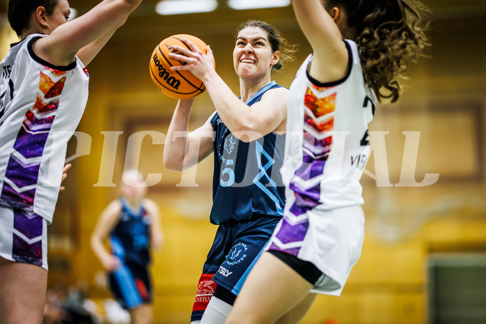 Basketball, Win2Day Basketball Damen Superliga 2023/24, Grunddurchgang 6.Runde, Vienna United, Vienna Timberwolves, Viktoria Trailovic (15)