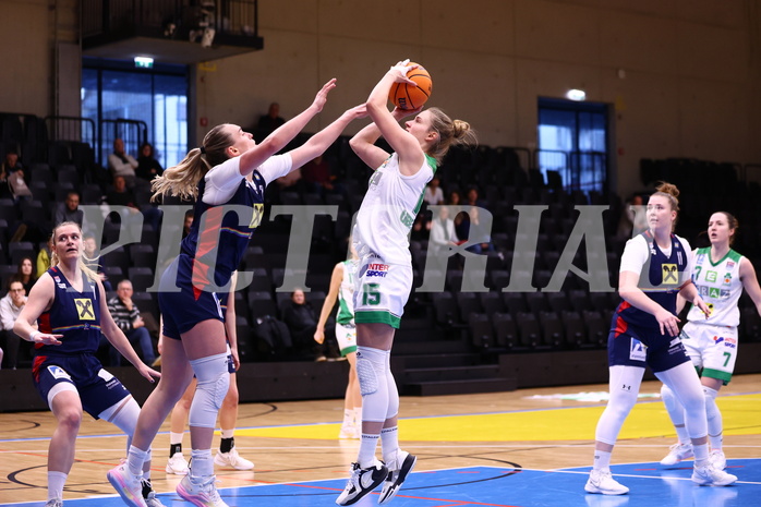 10.12.2023, Graz, Raiffeisen Sportpark, Basketball Damen Superliga 2023/24, Grunddurchgang 6.Runde, UBI Holding Graz - SKN St. Pölten Frauen ,  
