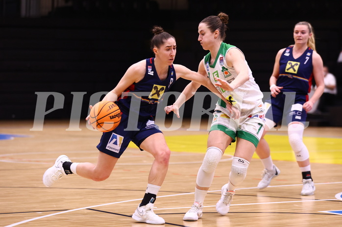 10.12.2023, Graz, Raiffeisen Sportpark, Basketball Damen Superliga 2023/24, Grunddurchgang 6.Runde, UBI Holding Graz - SKN St. Pölten Frauen ,  