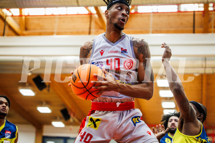 Basketball, Basketball Austria Cup 2023/24, Semifinale, Traiskirchen Lions, UBSC Graz, Jaquan Lawrence (40)