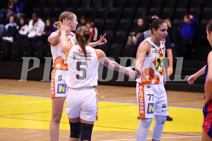 10.12.2023, Graz, Raiffeisen Sportpark, Basketball Damen Superliga 2023/24, Grunddurchgang 6.Runde, UBSC-DBBC Graz - BK Raiffeisen Duchess Klosterneuburg,  