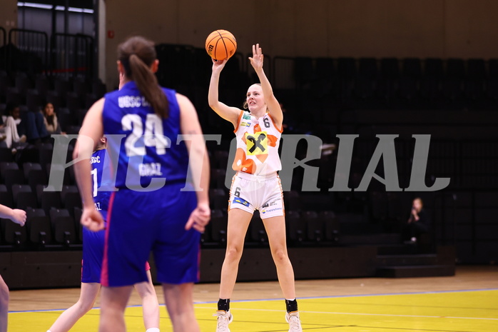 10.12.2023, Graz, Raiffeisen Sportpark, Basketball Damen Superliga 2023/24, Grunddurchgang 6.Runde, UBSC-DBBC Graz - BK Raiffeisen Duchess Klosterneuburg,  
