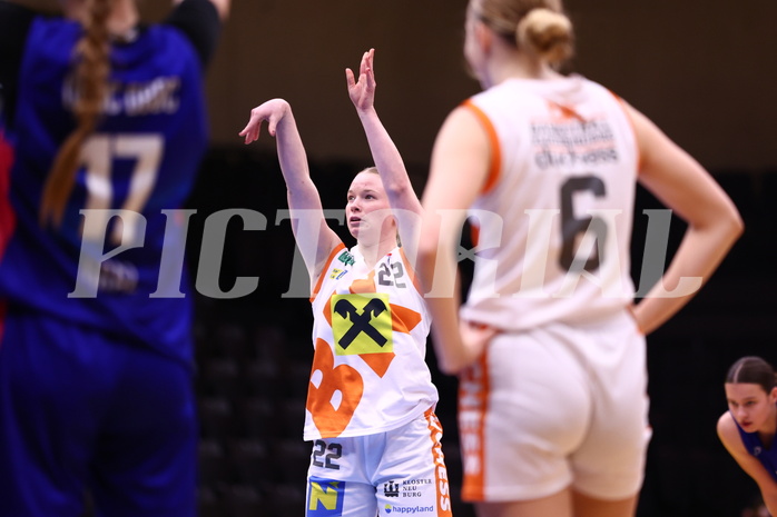 10.12.2023, Graz, Raiffeisen Sportpark, Basketball Damen Superliga 2023/24, Grunddurchgang 6.Runde, UBSC-DBBC Graz - BK Raiffeisen Duchess Klosterneuburg,  