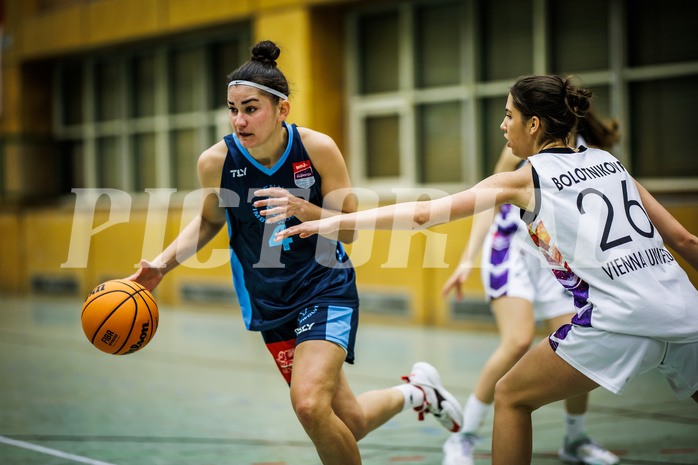 Basketball, Win2Day Basketball Damen Superliga 2023/24, Grunddurchgang 6.Runde, Vienna United, Vienna Timberwolves, Magdalena Schmidt (4)