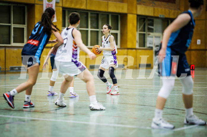 Basketball, Win2Day Basketball Damen Superliga 2023/24, Grunddurchgang 6.Runde, Vienna United, Vienna Timberwolves, Ninel Merkotun (28)