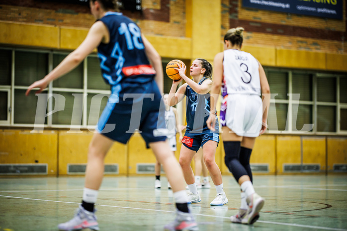 Basketball, Win2Day Basketball Damen Superliga 2023/24, Grunddurchgang 6.Runde, Vienna United, Vienna Timberwolves, Antonia Dumancic (17)
