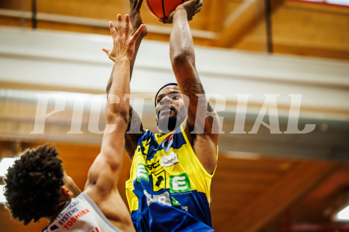 Basketball, Basketball Austria Cup 2023/24, Semifinale, Traiskirchen Lions, UBSC Graz, Jeremy Smith (4)